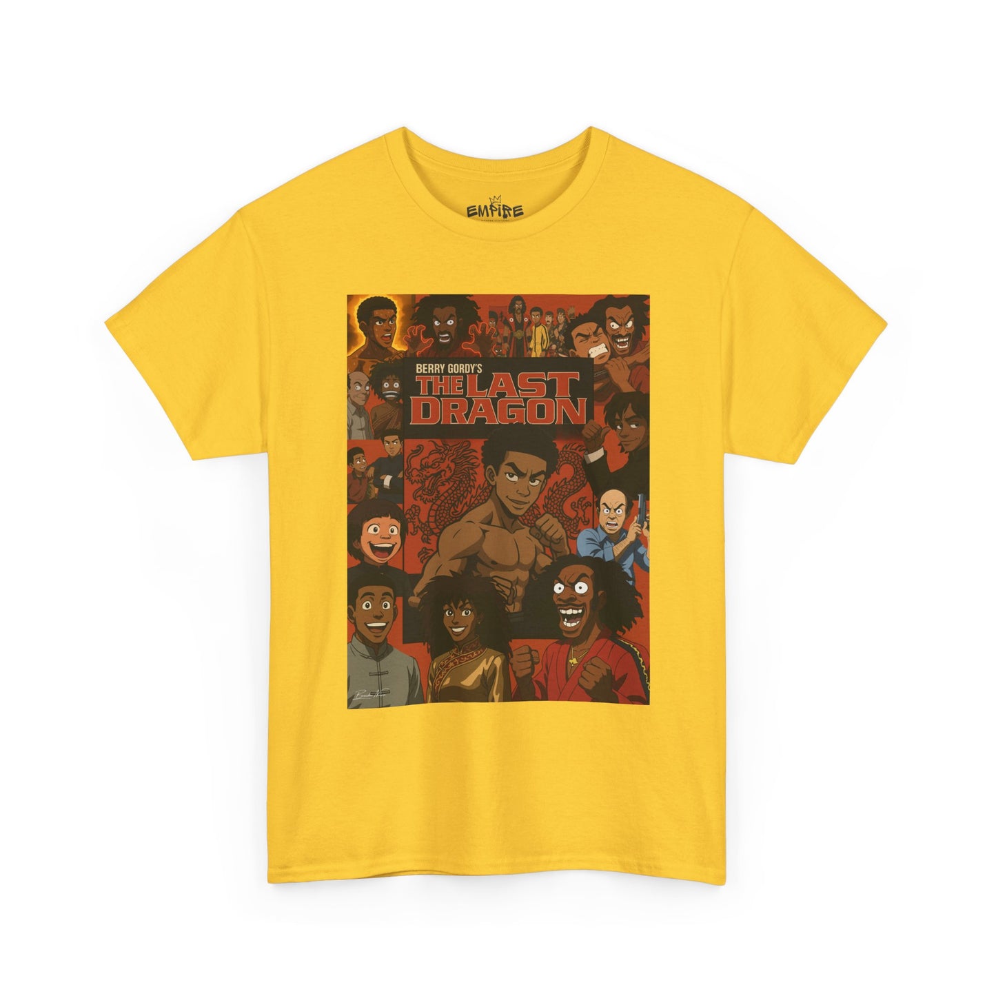 Retro Last Dragon Unisex Heavy Cotton Tee | Perfect for Fans & Casual Wear