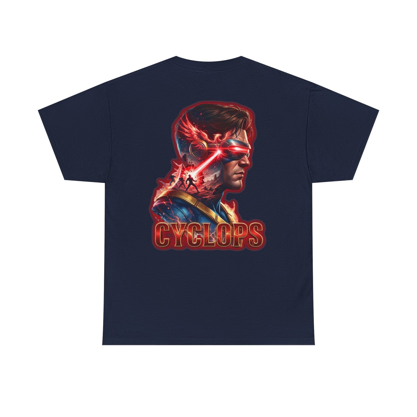 Cyclops Graphic Tee - Retro Superhero X-Men Design