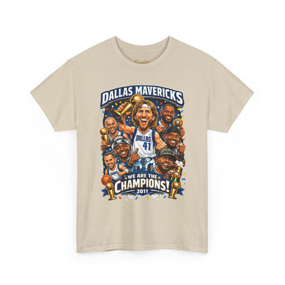 Dallas Mavericks Champions Tee – “We Are The Champions” Basketball Fan Shirt