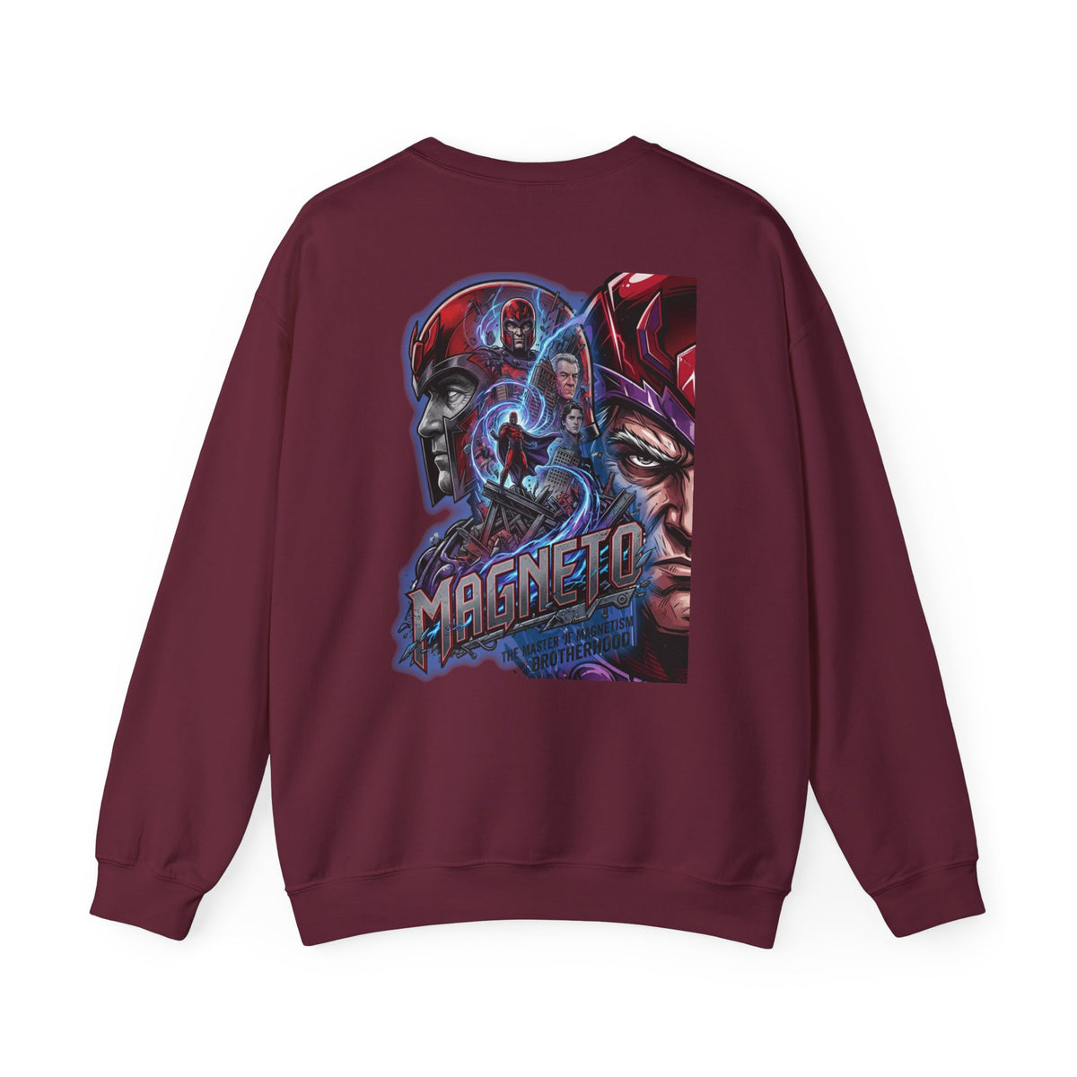 Magneto Graphic Sweatshirt — X‑Men Mutant Comic Crewneck