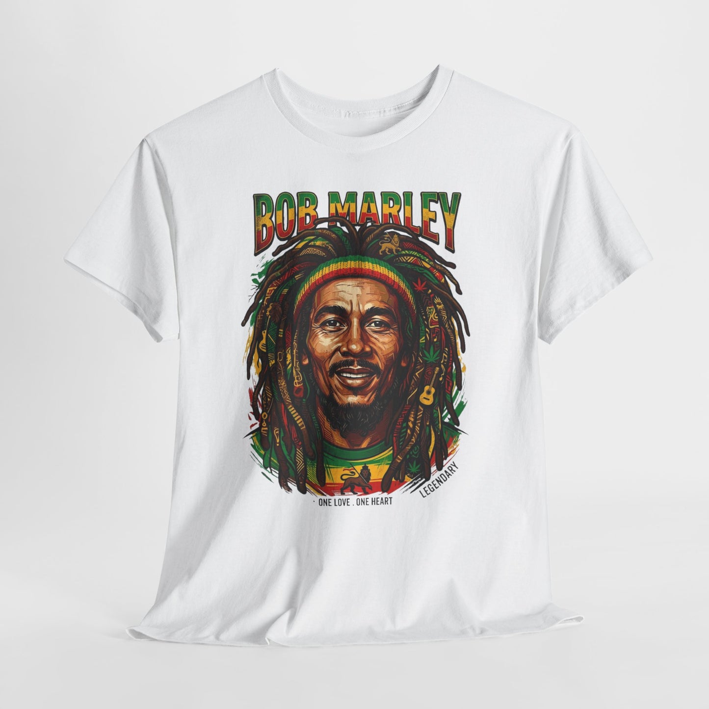 Reggae Legend Portrait Tee - Vintage Rasta Music Graphic T-Shirt