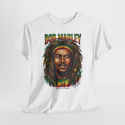 Reggae Legend Portrait Tee - Vintage Rasta Music Graphic T-Shirt