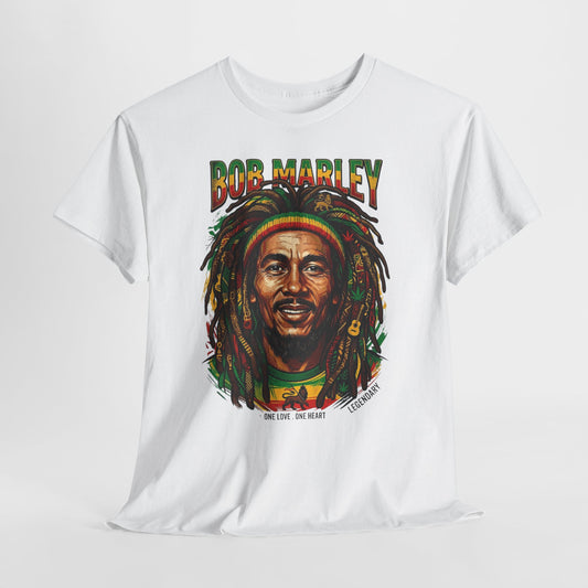 Reggae Legend Portrait Tee - Vintage Rasta Music Graphic T-Shirt