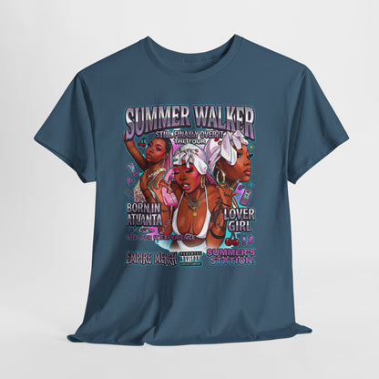 Summer Graphic Tee — "Born in Atlanta" Soulful R&B Tribute Shirt