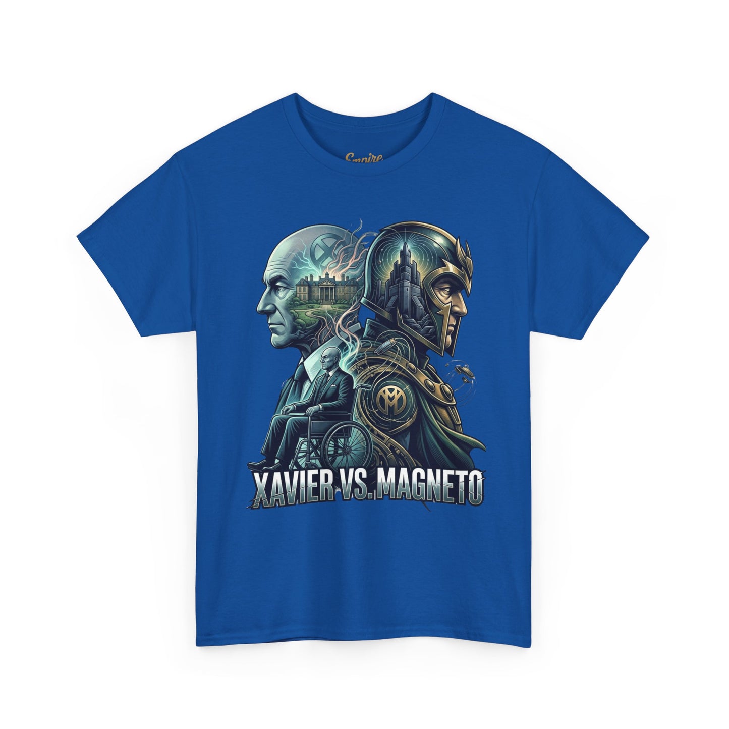 Xavier vs Magneto Graphic Tee — Retro Comic Mutant Showdown T-Shirt