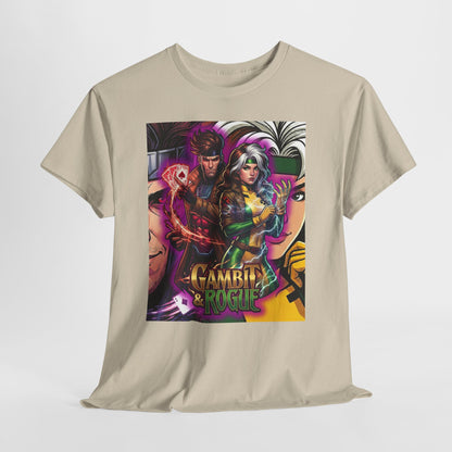 Gambit & Rogue Comic Art T-Shirt