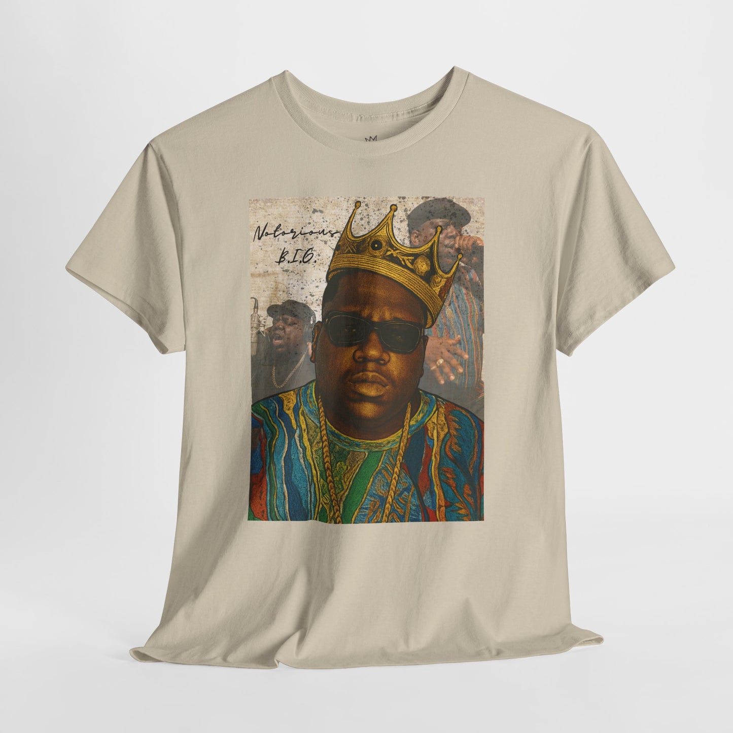 Retro Biggie Smalls Hip-Hop Icon Unisex Heavy Cotton Tee