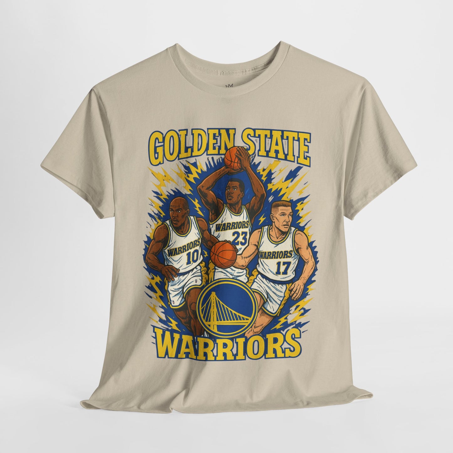 Golden State Warriors Vintage Unisex Heavy Cotton Tee, NBA Fan Shirt, Sports Apparel, Basketball Gift, Retro Graphic T-Shirt