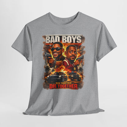 Bad Boys Movie Poster Tee — "Ride Together, Die Together" Graphic T-Shirt