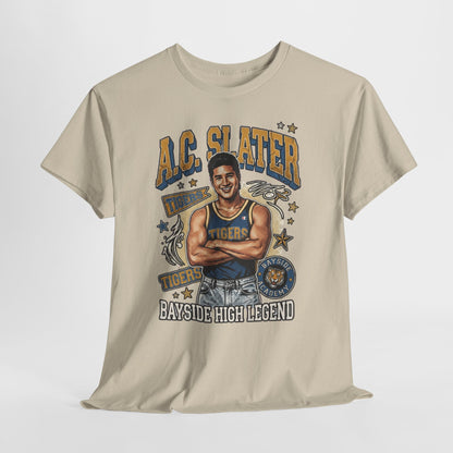 AC Slater Bayside High Legend Tee — Saved by the Bell Retro Football Shirt