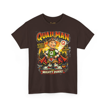 Quailman Mighty Dork T-Shirt — Retro Cartoon Graphic Tee
