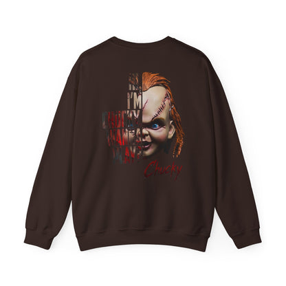 Chucky Horror Movie Graphic Crewneck Sweatshirt