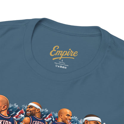 New Jersey Nets Vintage Team Collage T-Shirt — Classic NBA Legends Fan Tee