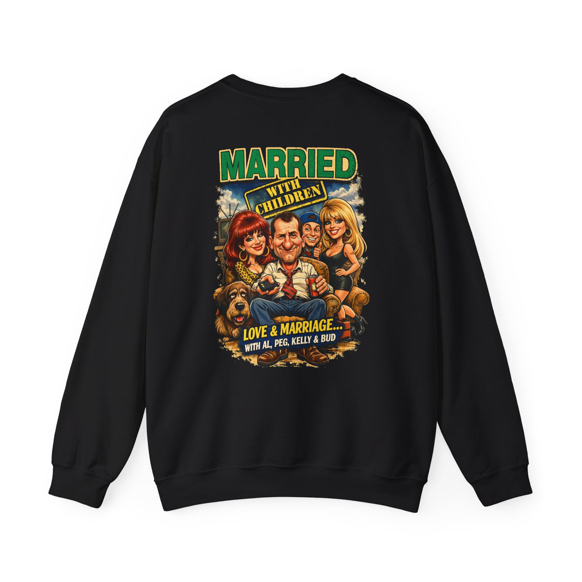 Married with Children Retro Crewneck Sweatshirt