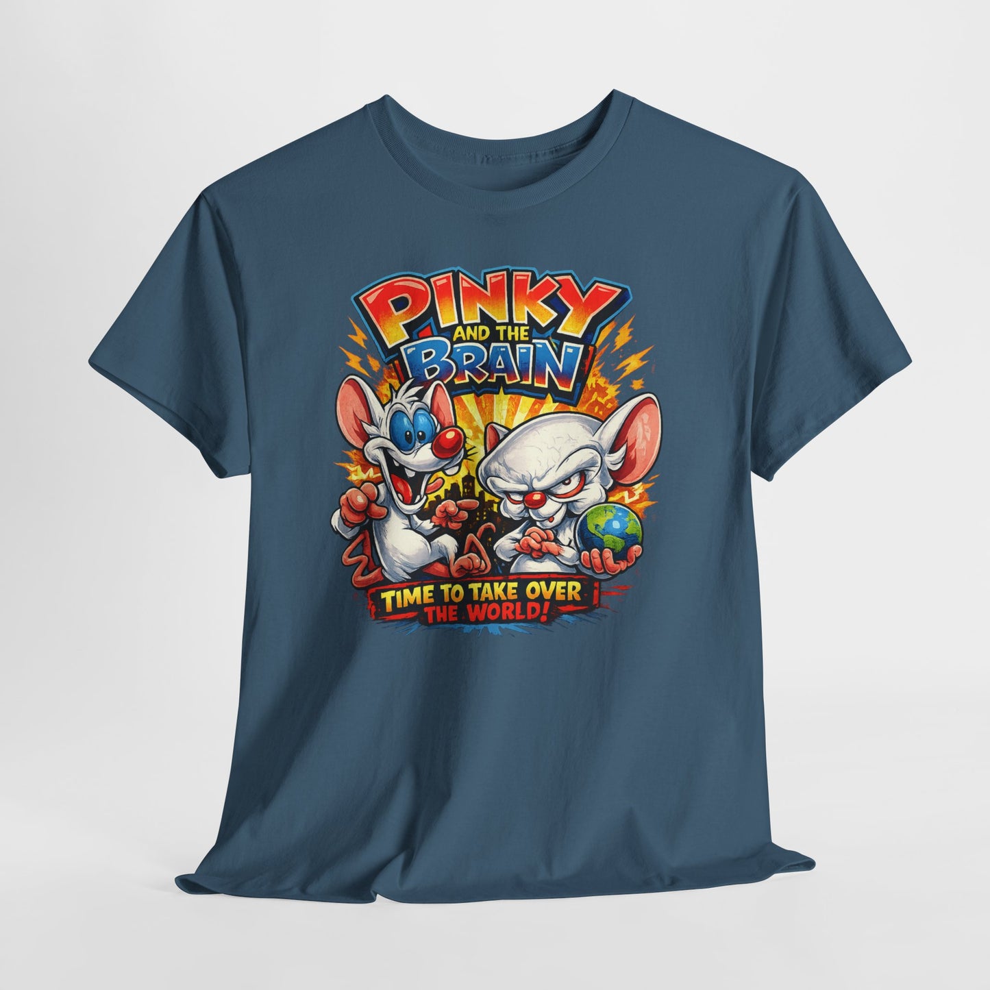 Pinky and the Brain "Time to Take Over the World" T‑Shirt