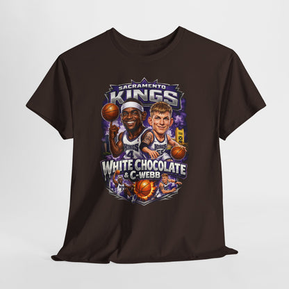 Sacramento Kings 'White Chocolate & C-Webb' Basketball Tee