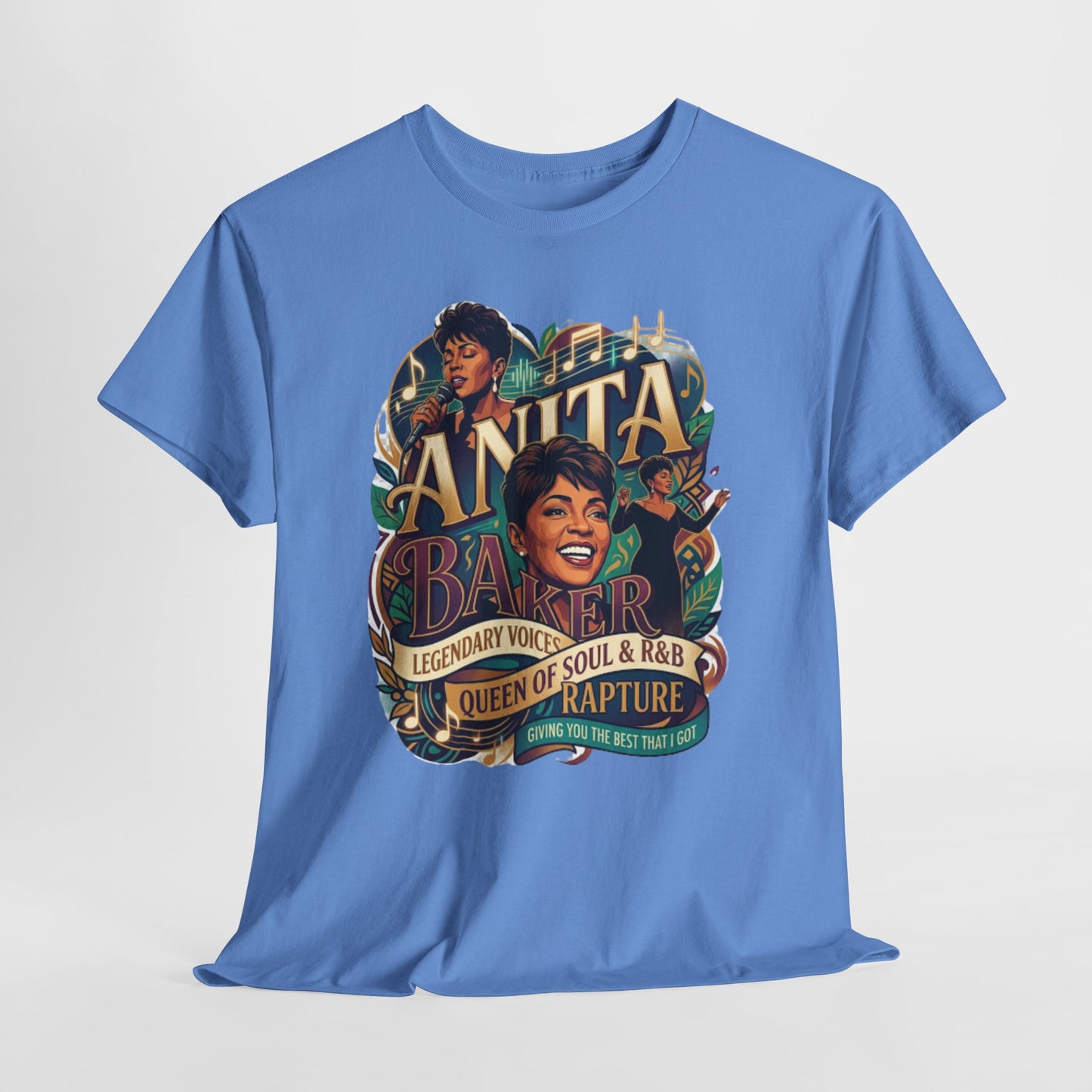 Anita Baker Tribute T-Shirt — Queen of Soul & R&B Vintage Portrait Tee