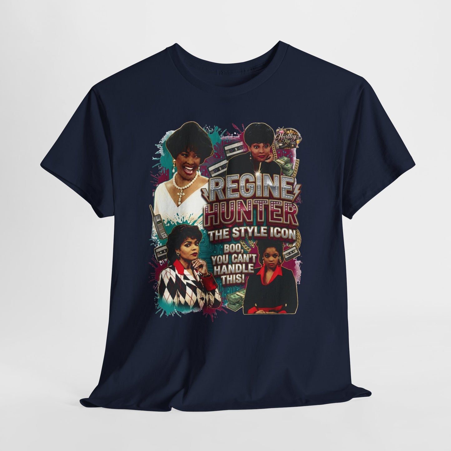 Regine Hunter “The Style Icon” Graphic Tee — Retro 90s R&B Tribute Shirt