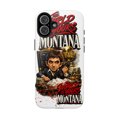Tony Montana "The World Is Yours" Vintage Caricature Tough Phone Case