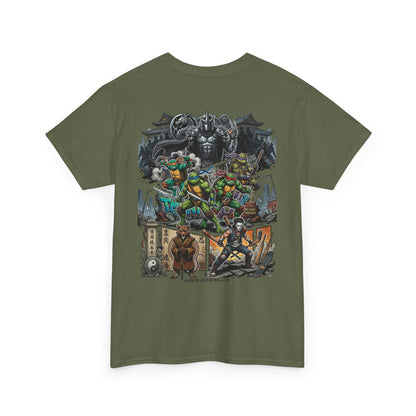Teenage Mutant Ninja Turtles Graphic Tee — Retro Comic Backprint