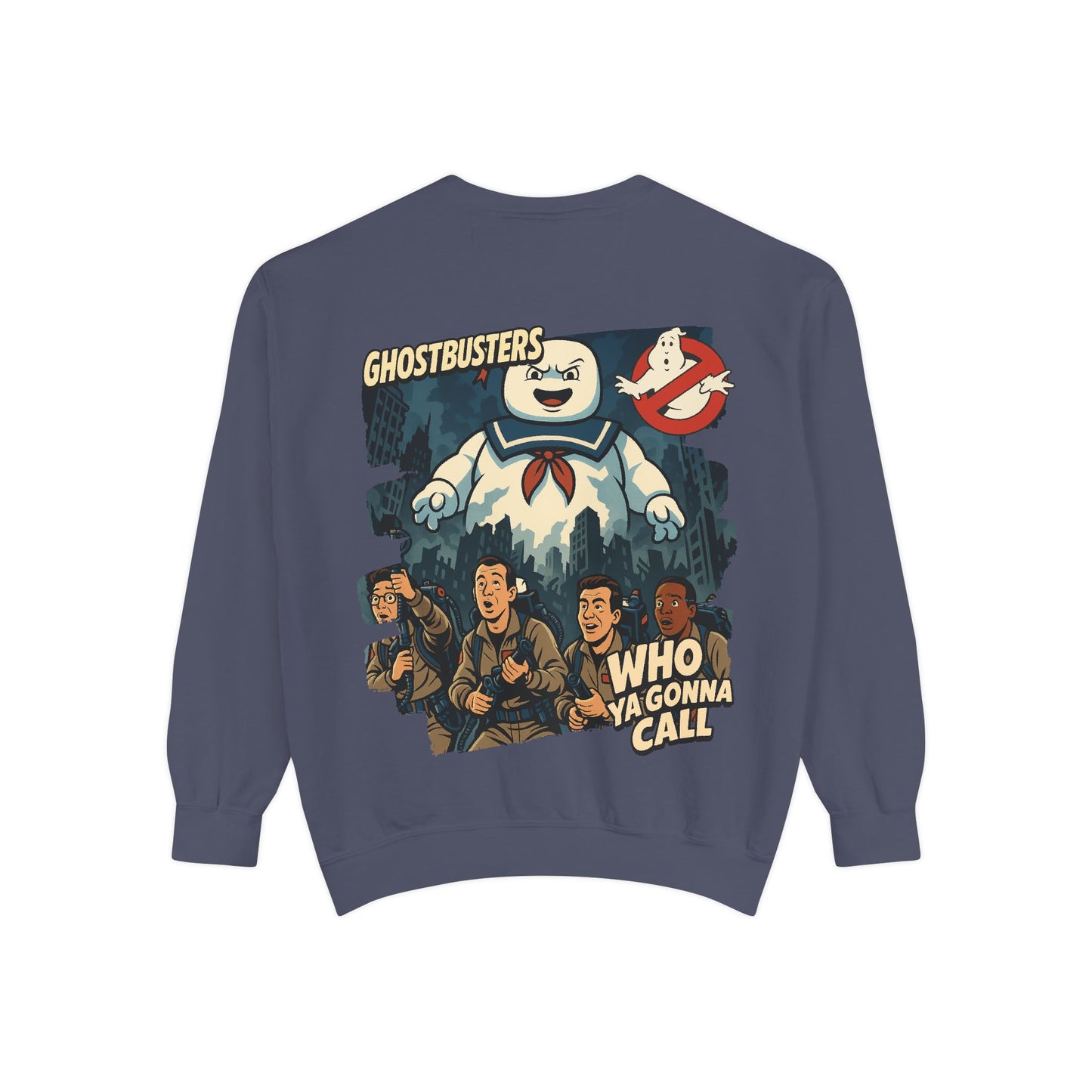 Ghostbusters Sweatshirt — Who Ya Gonna Call Vintage Graphic Crewneck