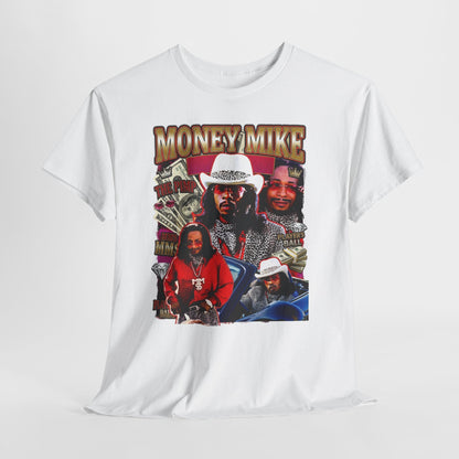 Money Mike Graphic Tee — Retro Movie Collage T‑Shirt