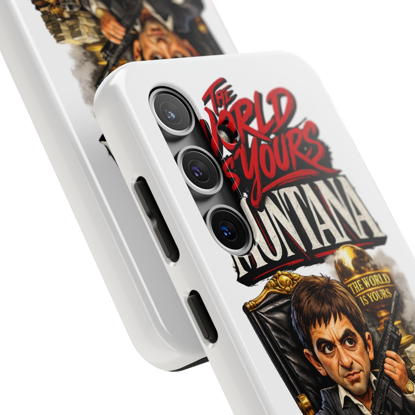 Tony Montana "The World Is Yours" Vintage Caricature Tough Phone Case