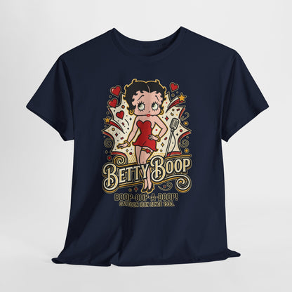Betty Boop Retro Graphic Tee – "Boop-Oop-A-Doop" Vintage Cartoon Shirt