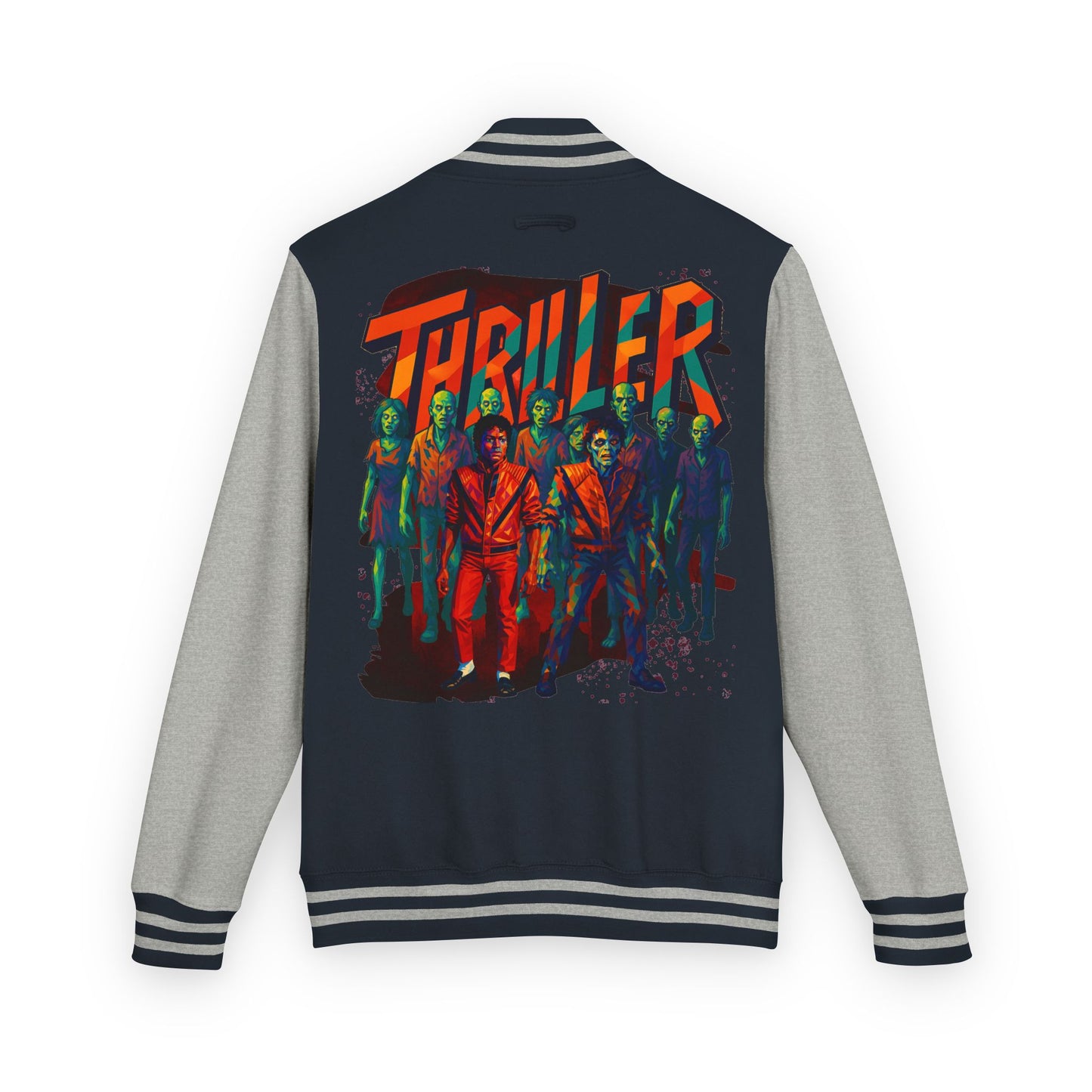 Letterman Jacket — 'Thriller' Retro Horror Dance Graphic