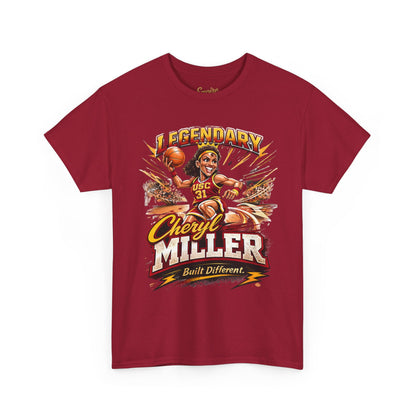 Legendary Cheryl Miller Basketball T-Shirt — 4x NCAA Champion, 1984 Gold Medalist