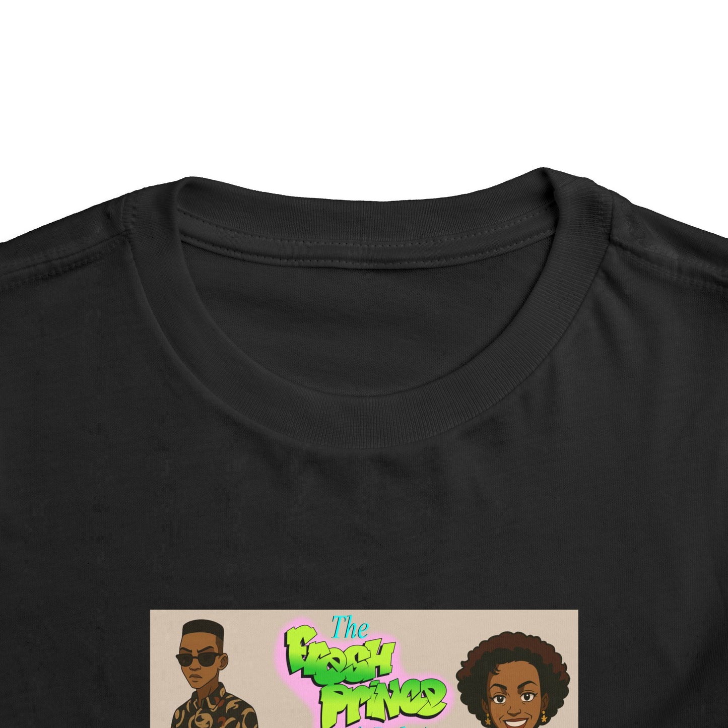 Cool Fresh Prince Cartoon Family Toddler Tee, Fun Kids T-Shirt, Unique Gift for Birthdays, Family Reunion, Playdate Outfit, Everyday Wear