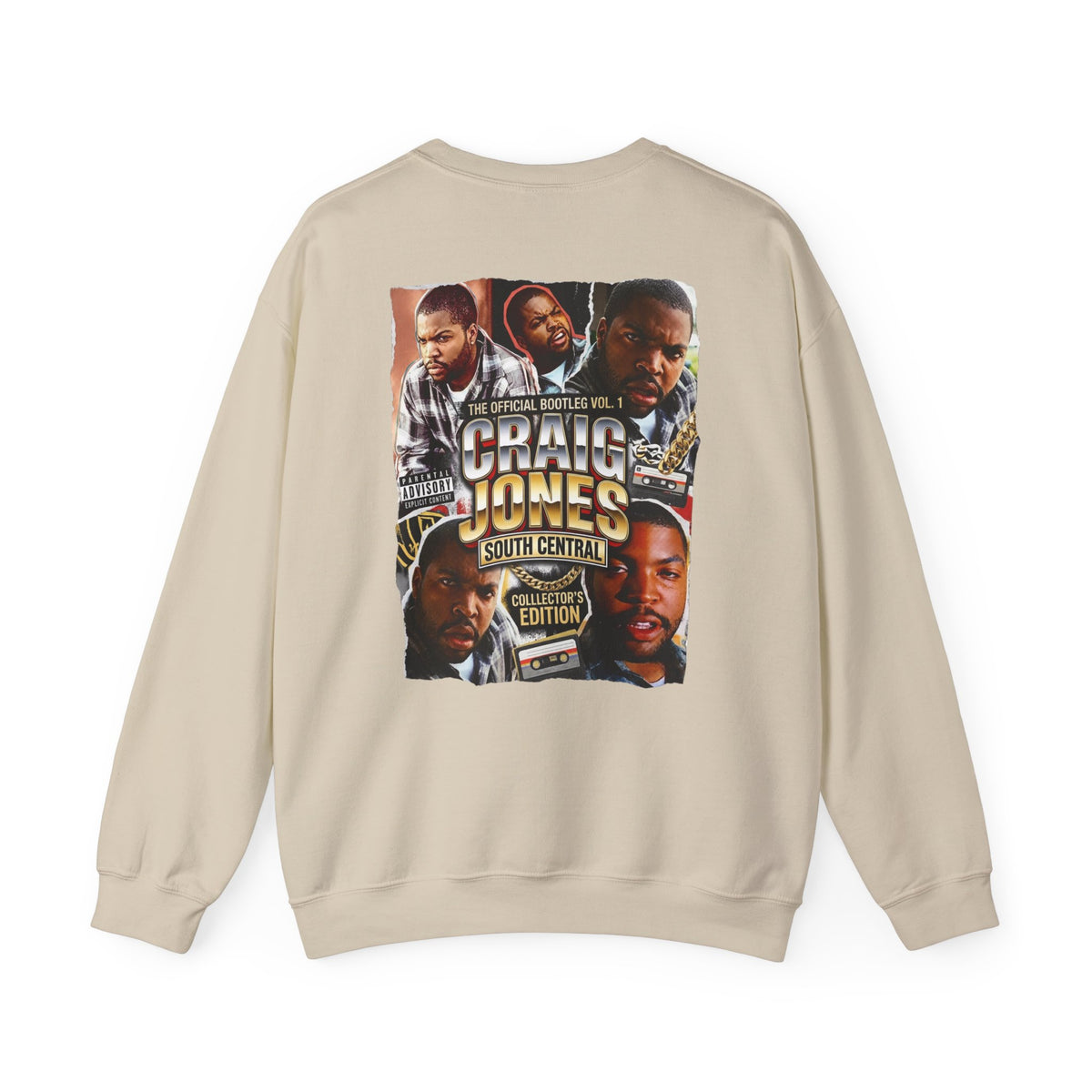 Craig Jones South Central Crewneck Sweatshirt — Retro Hip Hop Graphic Pullover