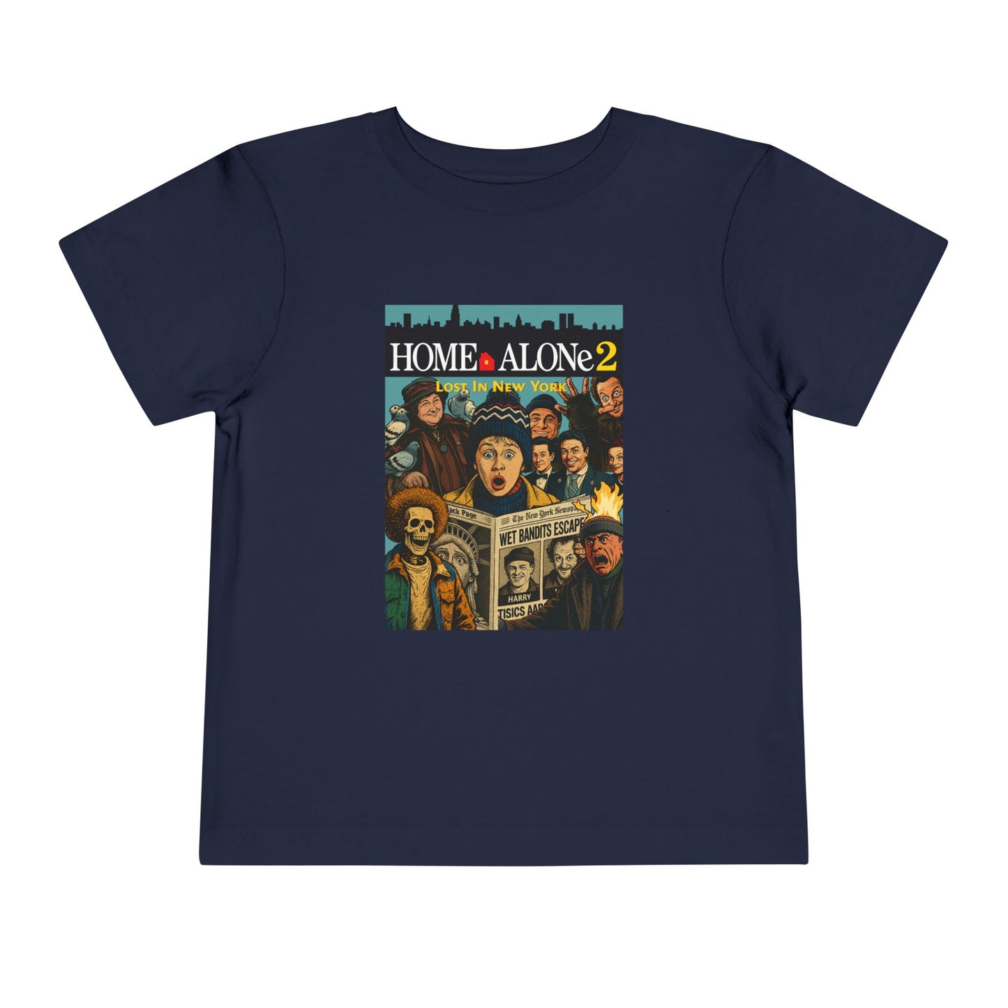 Home Alone 2 Toddler Tee - Fun Kid's Shirt for Movie Fans, Birthday Gift, Playtime, Family Movie Night, Holiday Apparel