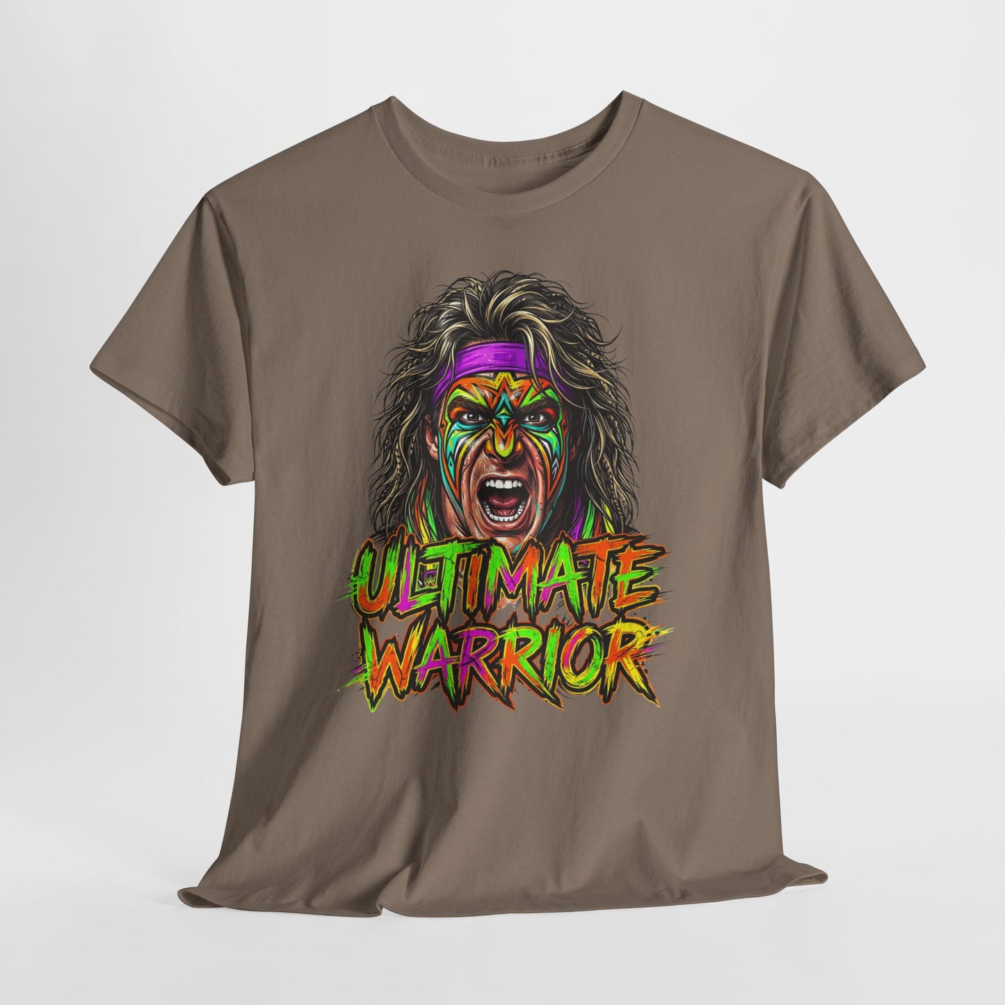 Ultimate Warrior T-Shirt — Retro Wrestling Face Paint Tee