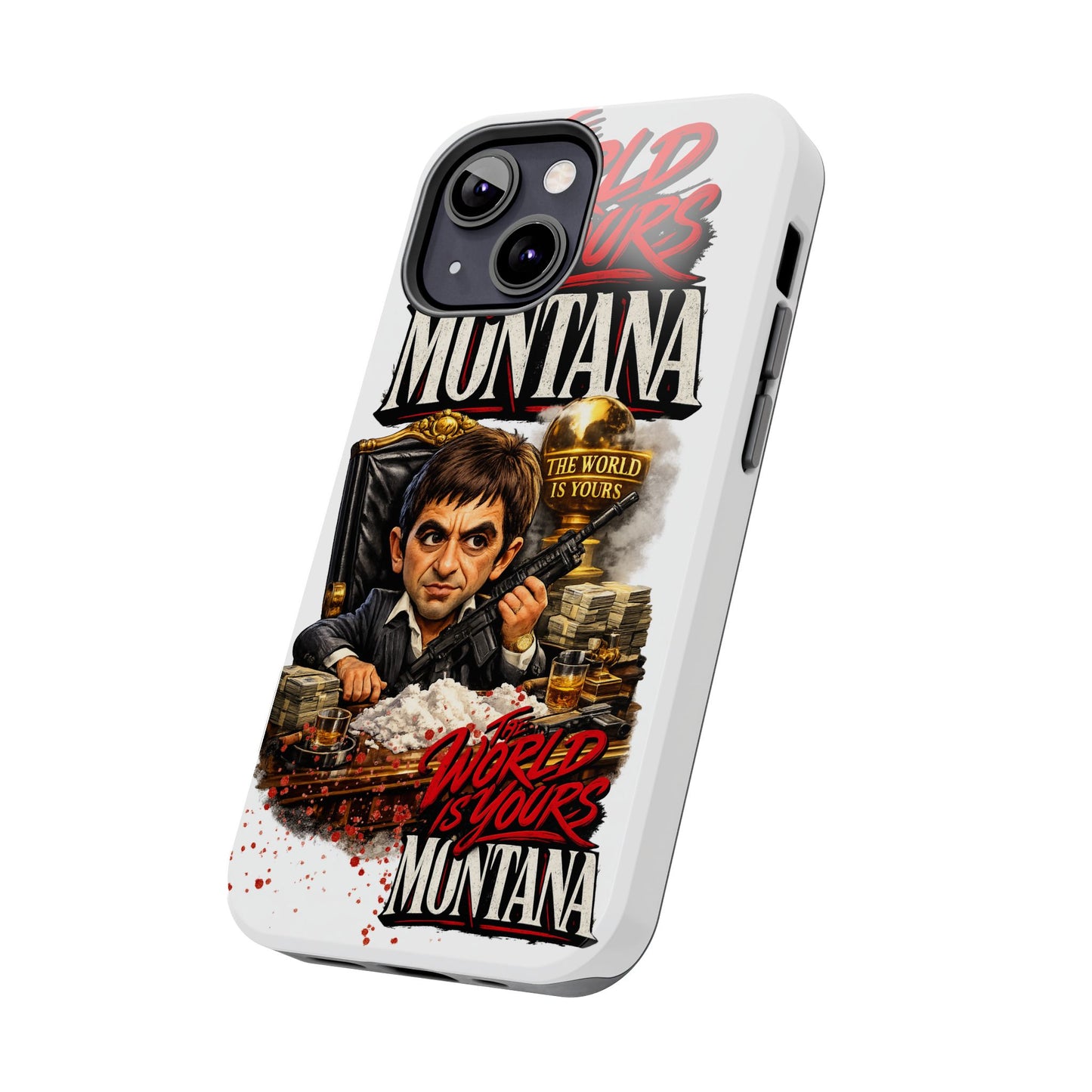 Tony Montana "The World Is Yours" Vintage Caricature Tough Phone Case
