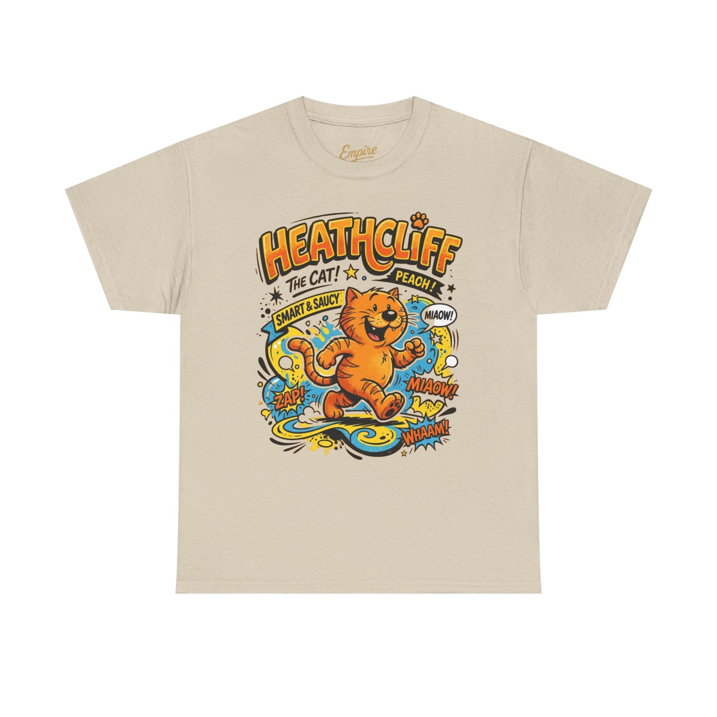 Heathcliff Retro Cat T-Shirt — Vintage Cartoon Graphic Tee