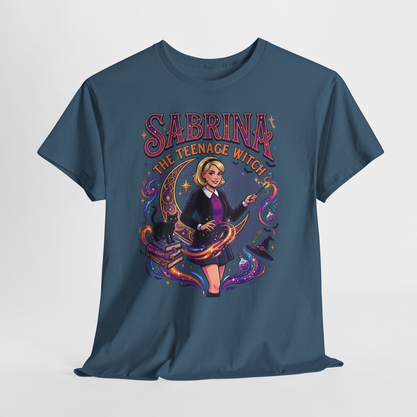 Sabrina The Teenage Witch Graphic Tee — Retro Spellbook Witchy T-Shirt