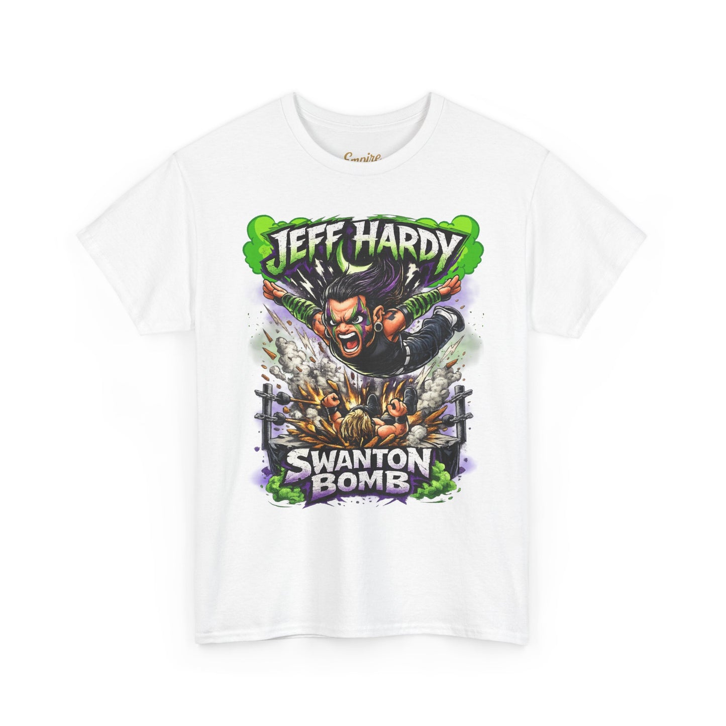 "Swanton Bomb" Graphic Tee — Pro Wrestler Vintage-Style Wrestling Shirt
