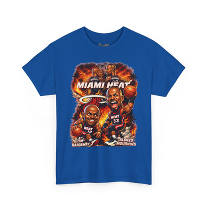 Miami Heat Retro Players Graphic Tee — Vintage Basketball Fan Shirt
