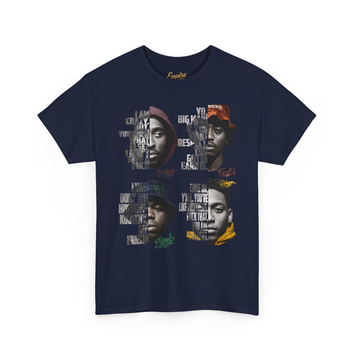 Wrecking Crew "Juice" Legends Portrait Tee — Vintage Movie Faces Graphic T-Shirt