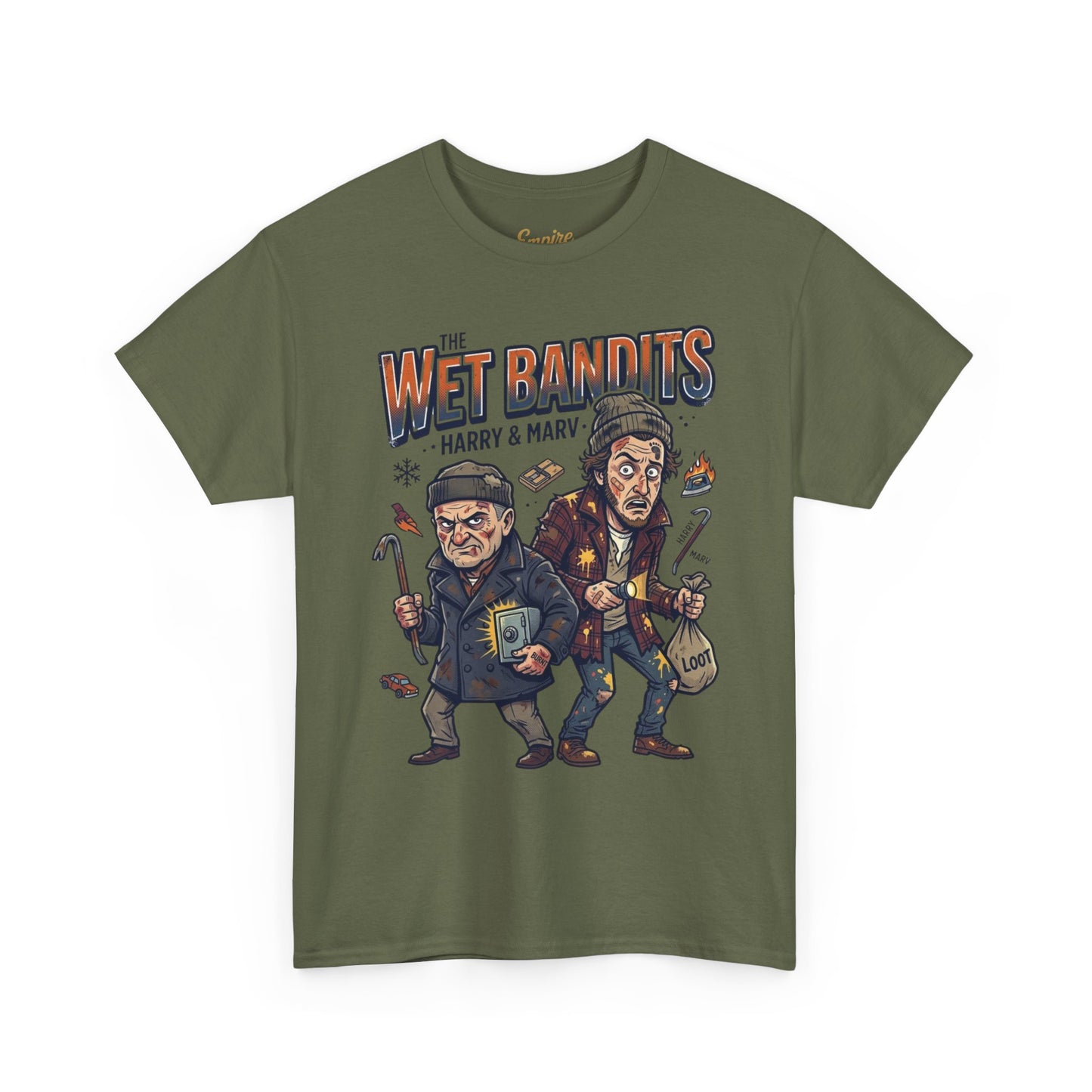 Wet Bandits Movie Tee — Harry & Marv Funny Christmas T-Shirt