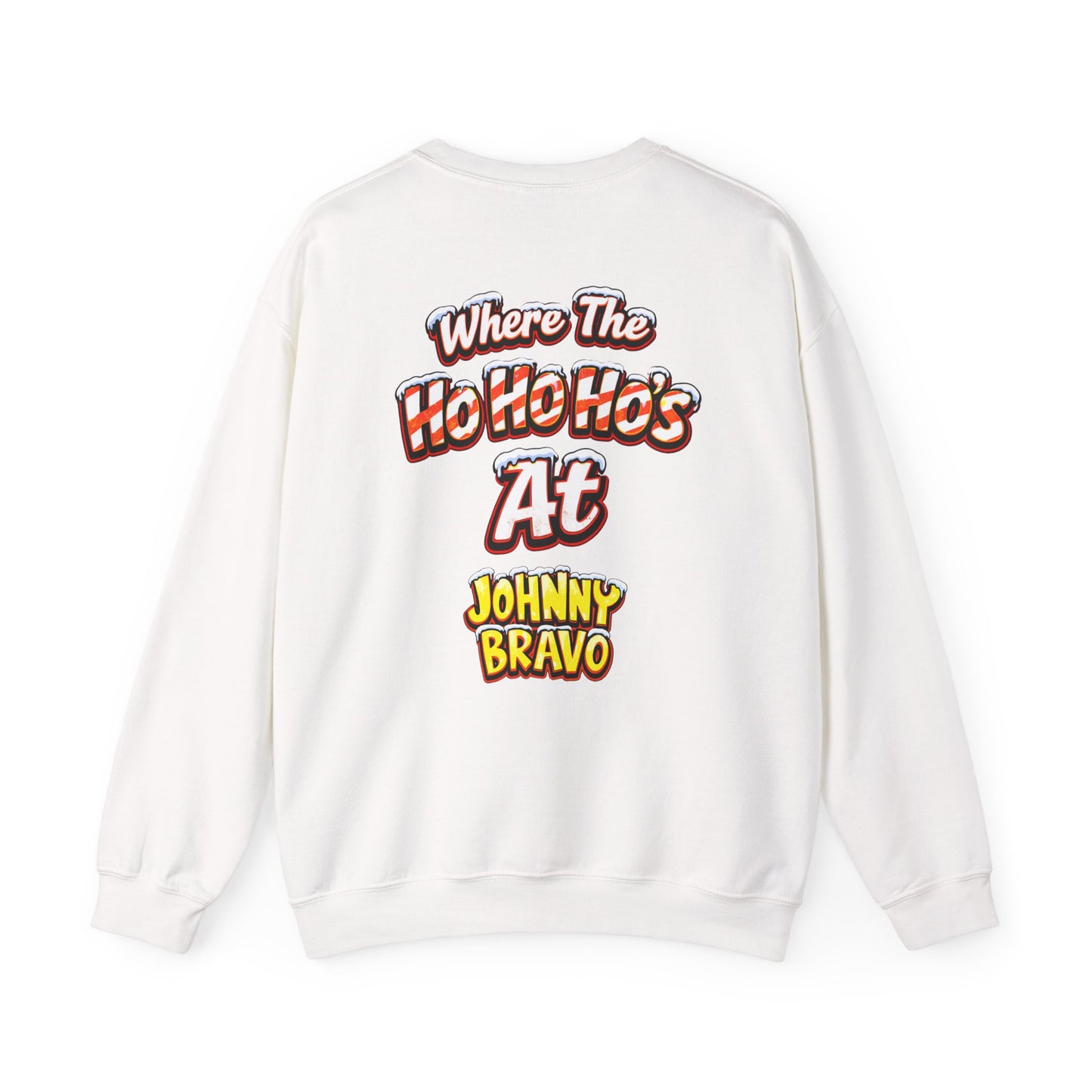 Johnny B 'Sleighin' Hearts' Crewneck Sweatshirt — Where the Ho-Ho-Ho's At