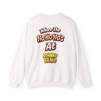 Johnny B 'Sleighin' Hearts' Crewneck Sweatshirt — Where the Ho-Ho-Ho's At