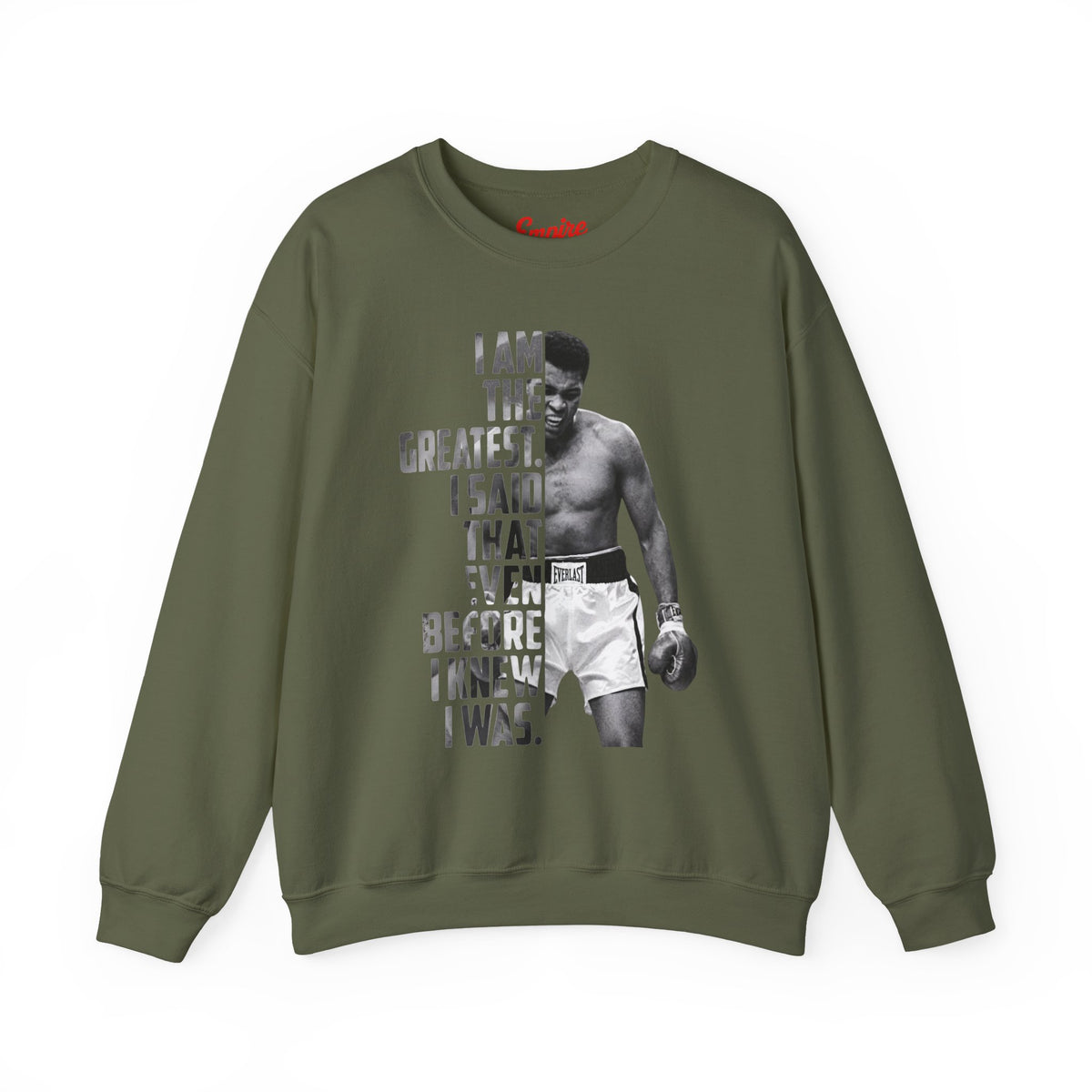 Boxing Champion 'I Am The Greatest' Crewneck Sweatshirt