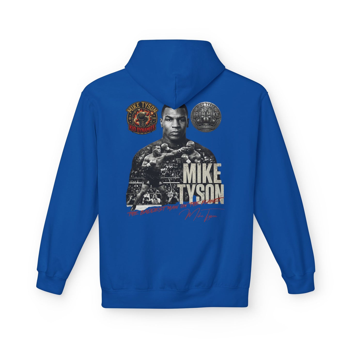 Mike Tyson "The Baddest Man on the Planet" Vintage Graphic Hoodie