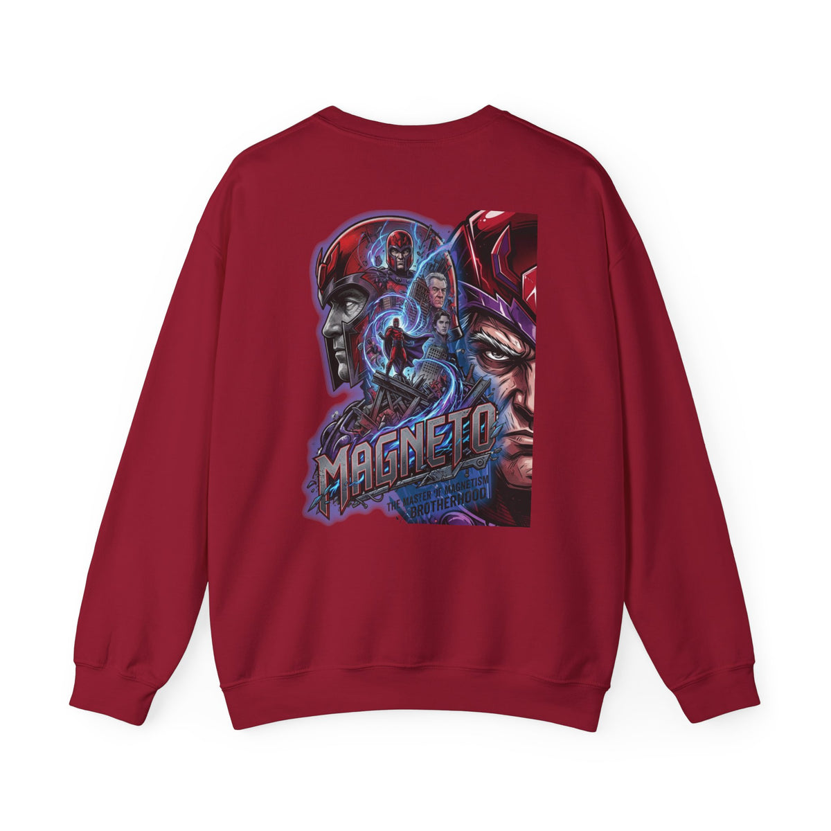Magneto Graphic Sweatshirt — X‑Men Mutant Comic Crewneck