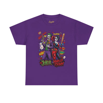 Graphic Tee — Joker & Harley Comic Art T-Shirt