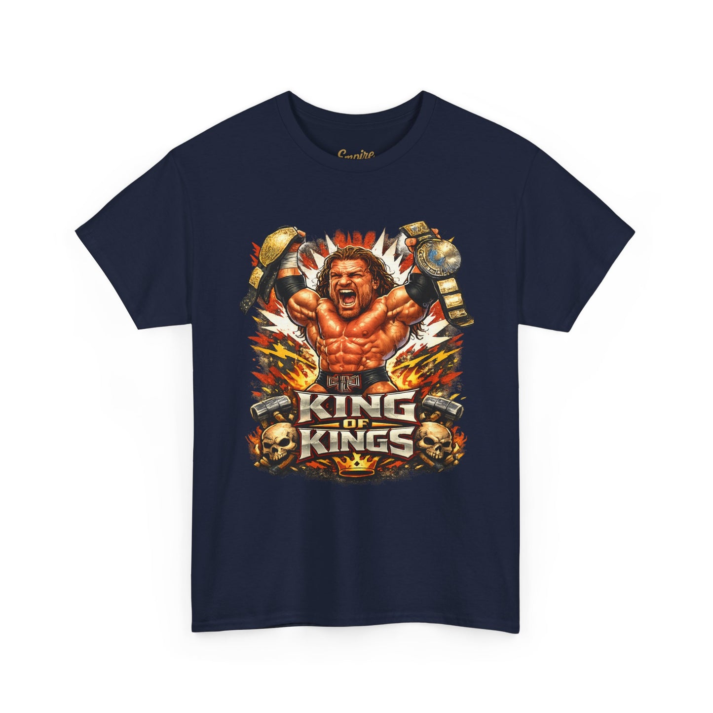 King of Kings Tee - Retro Wrestling Champion Graphic T-Shirt