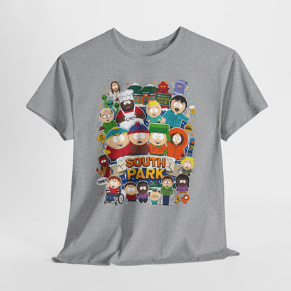 South Park Characters Graphic Tee — Cartoon TV Show Fan T-Shirt