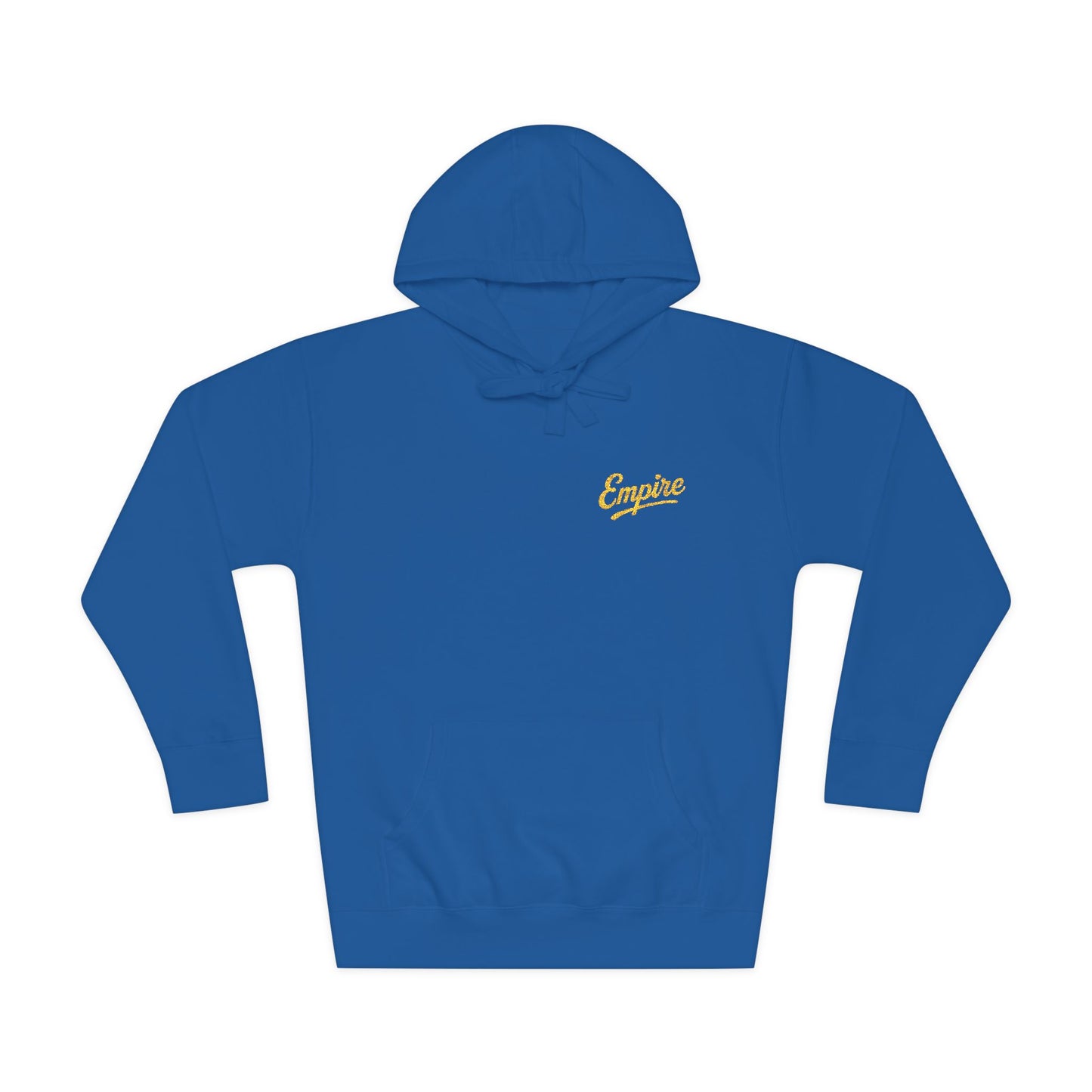 EMPIRE Unisex Fleece Hoodie with Embroidered Design